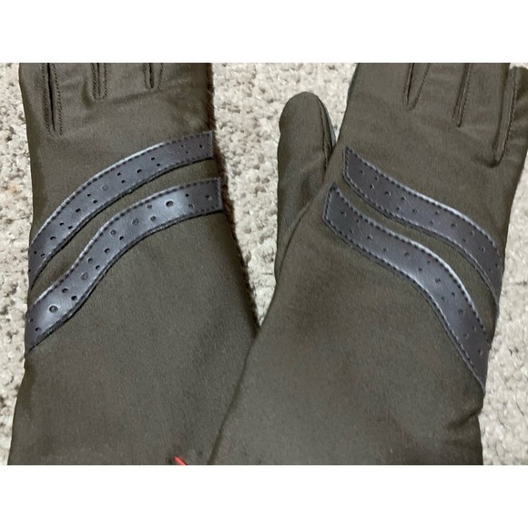 Vtg Hanes Her Way Driving Gloves Ladies Womens Sz M Brown Thinsulate Lined New! - Picture 6 of 10